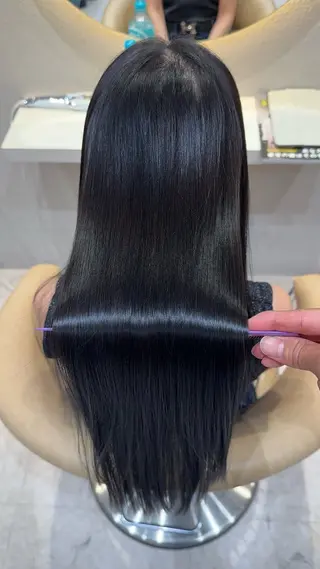 ロング カラー 縮毛矯正✨🫧 レイヤー川村利幸のヘアスタイル