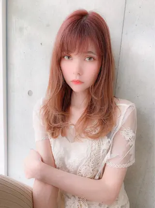 ロング カラー メンズ ️🫧ブリーチなし KOUKI️🫧のヘアスタイル