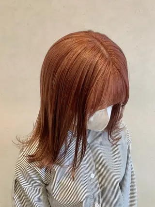 ミディアム ayumi🌈 インナーカラー🌈のヘアスタイル