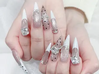 ネイル MoMoA Nail ネイル長さ出し専門店のネイルデザイン