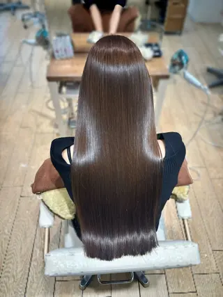 ロング AFLOAT D‘L所属・髪質改善🍯/透明感 カラー/MANARUのヘアスタイル