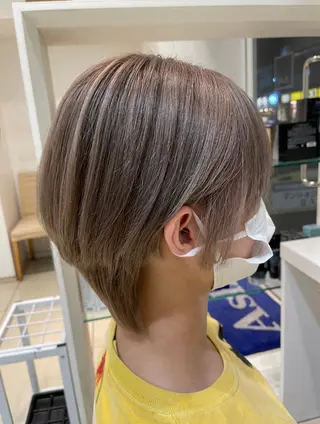 ショート カラー 艶髪カラー/髪質改善 細貝 舞利のヘアスタイル