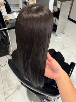 セミロング カラー Halo所属・玖須 綾音 /柔らかい海外ヘア♡のヘアスタイル