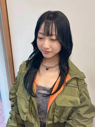 ロング カラー レイヤーカット⛓ hina🩶のヘアスタイル