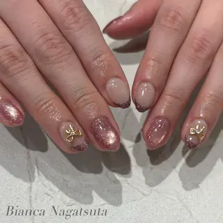 ネイル Bianca長津田 Mukae⋆.✶🖤のネイルデザイン