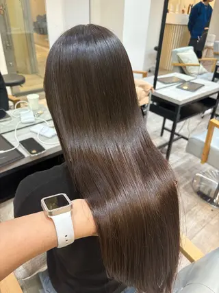 ロング 大木 唯月のヘアスタイル