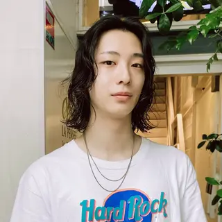 ミディアム パーマ メンズ ボブ特化美容師/ ボブパーマ/ミツイのヘアスタイル