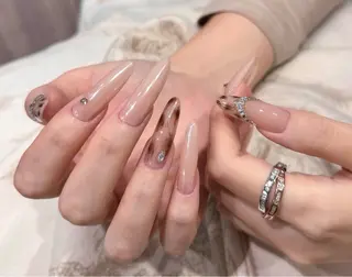 ネイル 長さだし専門 ありさのネイルデザイン