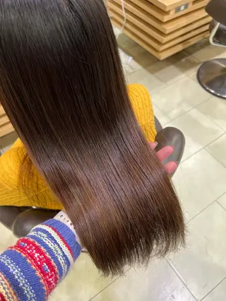 ロング カラー パーマ チャンモリパーマ/韓 国/Minami🦋のヘアスタイル