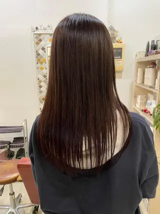 ロング カラー BoTaN HAIR所属・丹 優菜のヘアスタイル