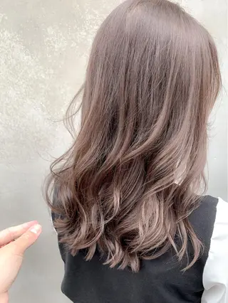 ミディアム カラー 表参道/さあ や/大人ナチュラルのヘアスタイル