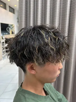ショート パーマ メンズ GRANDEUR ryuのヘアスタイル