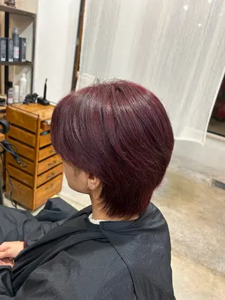 ショート カラー メンズ 前田 香恋のヘアスタイル