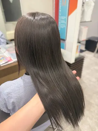 ロング カラー 巻ける髪質改善🫧ハ イライト/永田汰伊智のヘアスタイル