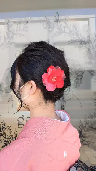 ショート ヘアアレンジ 大槻 百合子のヘアスタイル