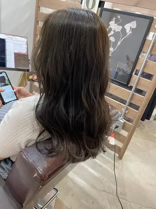 セミロング カラー miho 🌼🌼🌼のヘアスタイル