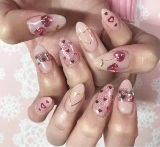 ネイル 西岡 杏のネイルデザイン