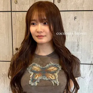 ロング カラー 柔らかいcolor ￤韓国￤🩰マユ🩰のヘアスタイル