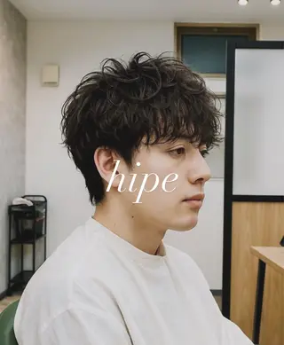 パーマ メンズ hipe Ryudaiのヘアスタイル