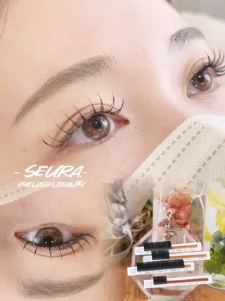 マツエク・マツパ SEURA. saya /JR尼崎のマツエク・マツパデザイン