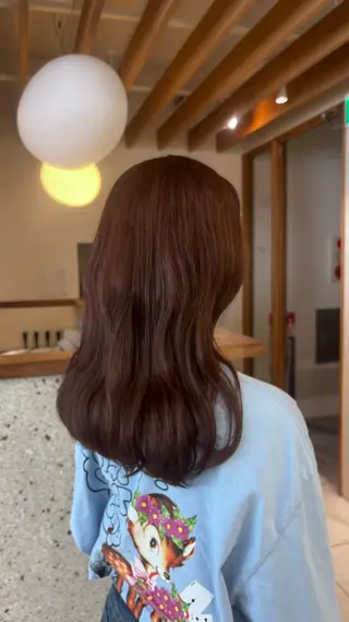 ロング カラー レディースパーマ/ 長久手/フウカのヘアスタイル