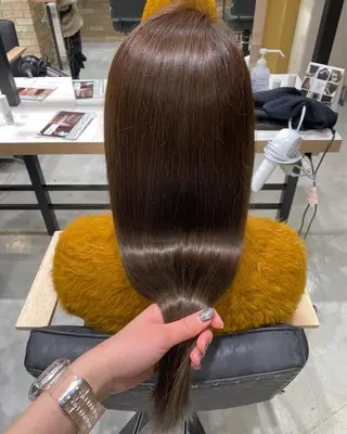 ロング カラー ワンカールで盛れる レイヤー🎀Macoのヘアスタイル