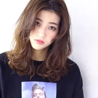 セミロング ヘアアレンジ 🌸髪質改善特化🌸 店長　ゆうやのヘアスタイル
