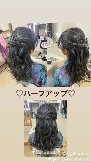 セミロング ヘアアレンジ fun./ヘアセット /エクステ/着付のその他イメージ