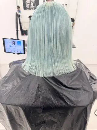 ミディアム 家田 竜のヘアスタイル