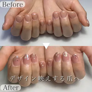 ネイル 深爪専門店 サロンリリーのネイルデザイン
