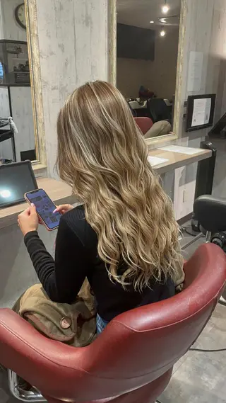 ロング カラー ヘアアレンジ Wataru 髪質改善カラー💎のヘアスタイル