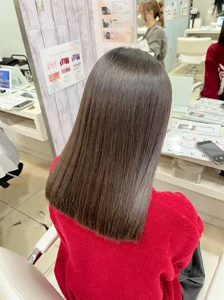 セミロング カラー 🤎ベージュカラー/ 髪質改善/山岸🤎のヘアスタイル