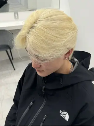 カラー AI TOKYO＋gear下北沢店所属・メンズ特化✨ ハイトーン✨永井のヘアスタイル