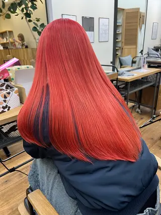 ロング カラー 抜きっぱなしブロンド /ハイトーン/カナタのヘアスタイル