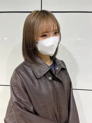 ショート カラー カットパーマ 🌀あさみのヘアスタイル