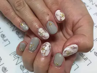 ショート ミディアム セミロング ロング カラー ネイル まつエク Lino Nail sekitomiのネイルデザイン