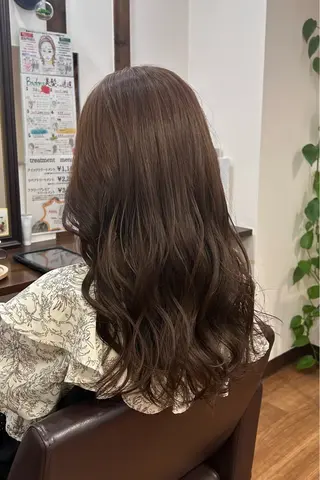 ロング カラー ヘアアレンジ 原田 歩実のヘアスタイル