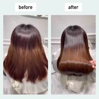 セミロング ジョー/ 縮毛矯正の専門家のヘアスタイル