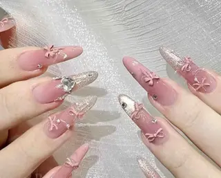 ネイル By moonネイル 🌷ワンホン/韓国風のネイルデザイン