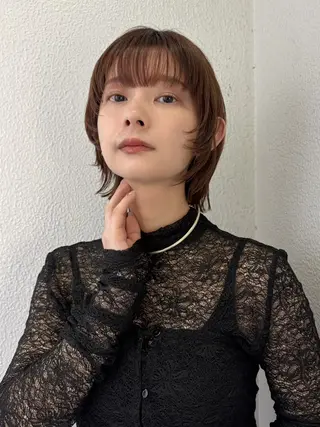カラー ショート 🌼U24 ヘアデザインラボのヘアスタイル