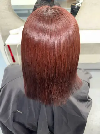 ミディアム ブリーチ×縮毛矯正 💫だいちのヘアスタイル