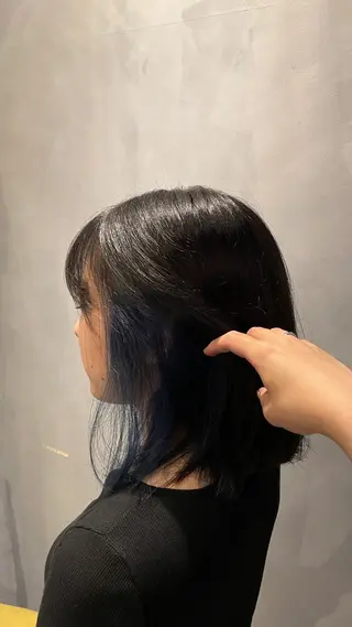 セミロング カラー りん/神楽坂 カットモデル募集💈のヘアスタイル