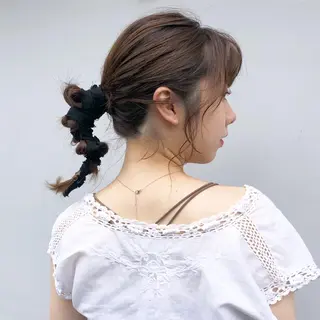 ミディアム 卒業式お呼ばれ🕊️ ヘアセット✴︎ミキのヘアスタイル