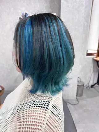 ミディアム 横田 ひかるのヘアスタイル