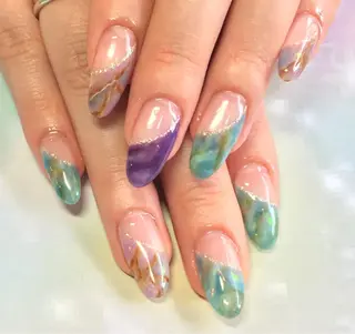 ネイル アクア ライズのネイルデザイン
