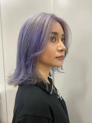 カラー サイレント美容師 アイリィのヘアスタイル