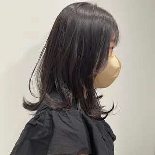 ミディアム カラー パーマ 🦭era shiori🦭のヘアスタイル