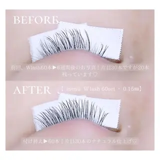 マツエク・マツパ REFLET ルフレのマツエク・マツパデザイン