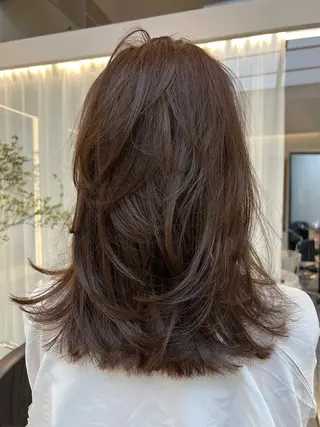 ミディアム カラー 村上｜髪質改善 プロデュースのヘアスタイル