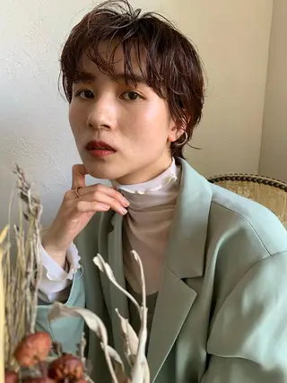 ショート 湯川 未咲希のヘアスタイル